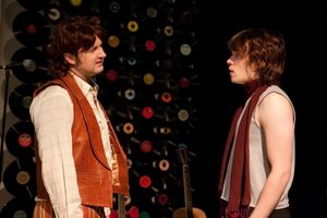 Keith (Joseph Stearns) discusses with Mick (Nick Vidal) the direction the band is tak Photo